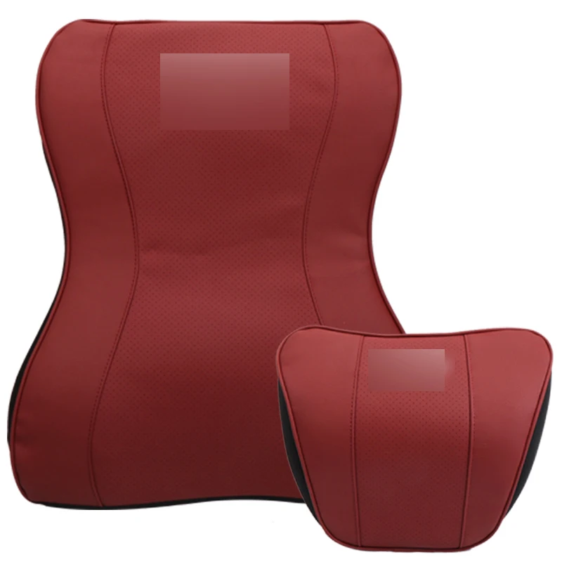 

For Mini Cooper Universal F54 F55 F56 R55 R56 R60 Car Neck Pillow Memory Foam Headrest Waist Headrest Pad Quilt Auto Styling