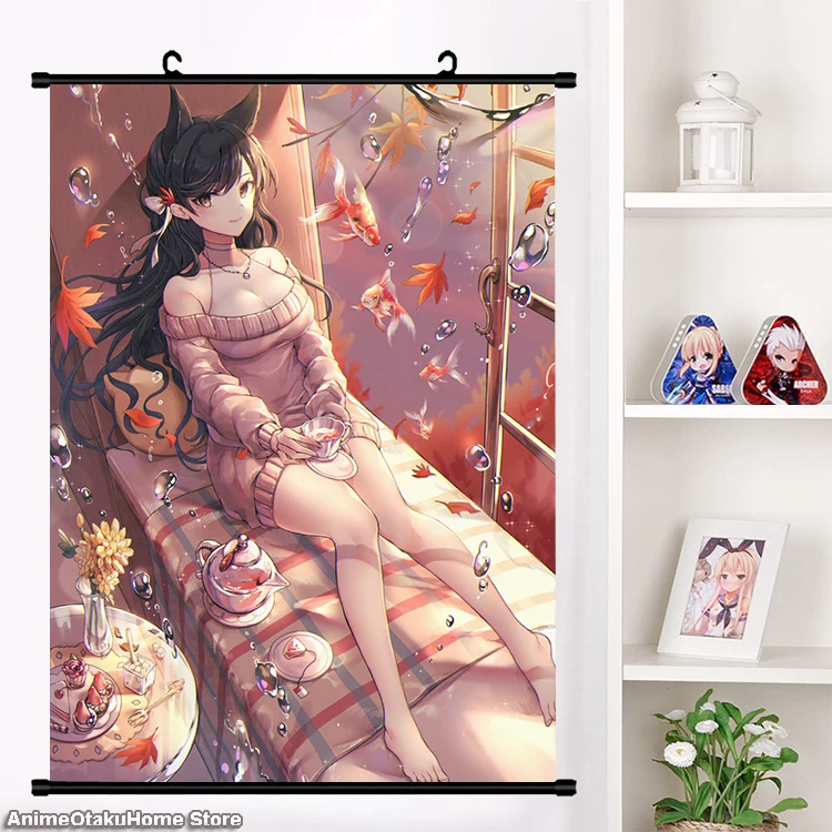 Новинка Аниме игры азурный Лейн Акаги Кага Атаго косплей Настенная роспись