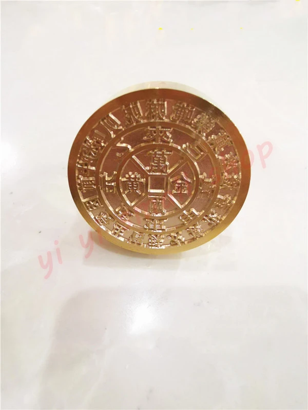 Taoist seal чистая медь золото десять тысяч Liang одностороннее уплотнение Волшебные