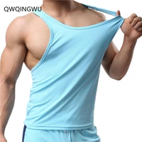 men tank tops bodybuilding fitness stringer elasticity o neck men tank top wear vest undershirt casual clothing tank tops