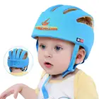 Зимняя детская шапка для мальчиков и девочек, хлопковая сетчатая Защитная шапка для детей, мягкая регулируемая детская шапка для обучения ходьбе и предотвращения столкновений