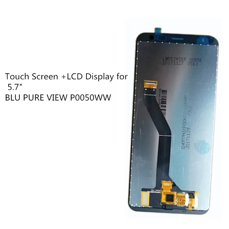 Pantalla LCD y pantalla t&aacute;ctil para tel&eacute;fono inteligente, montaje de digitalizador con herramientas, reemplazo 5,7 HD +, para blu-pure VIEW P0050WW-2