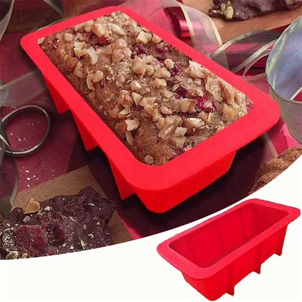 Силиконовые хлеба кекса формы с антипригарным покрытием прямоугольный для форма