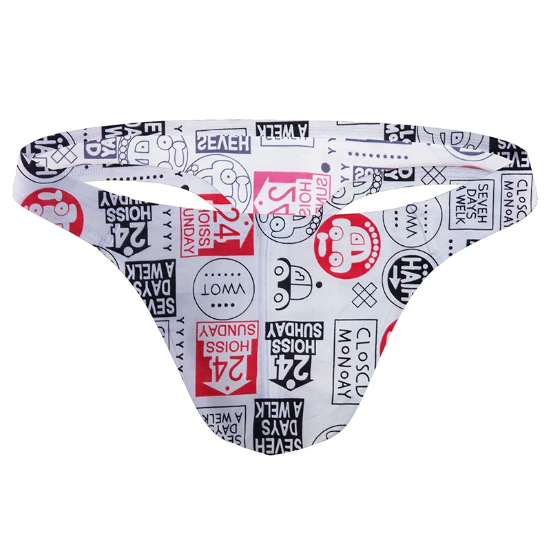 

Adannu Brand hot selling men sexy thongs Men's underwear gay thong Ice silk Quick dry fashion soft comforttable underwear