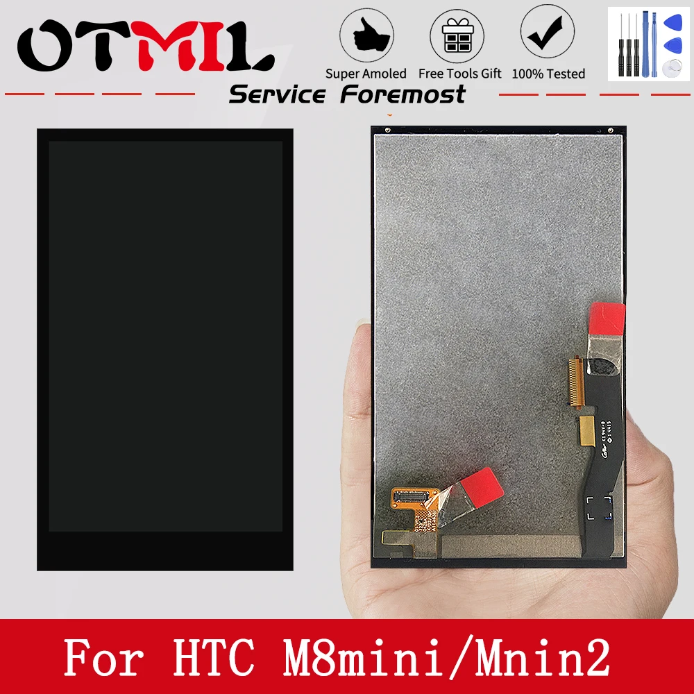 OTMIL для HTC One M8 мини ЖК дисплей отображает Замена Ремонт Бесплатная доставка jne Mini 2