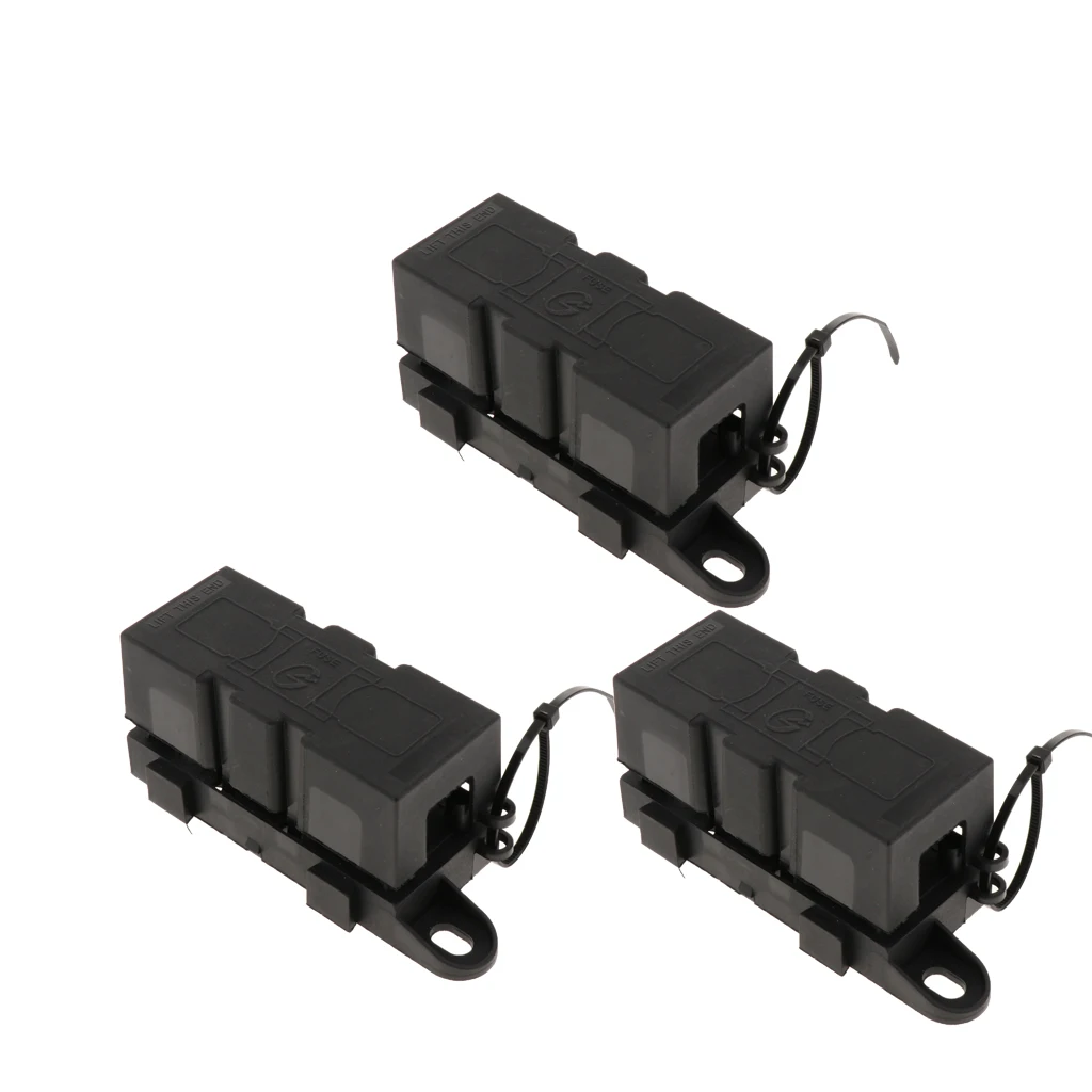 3pcs MEGA Fuse Block/Holder With Cover Universal For RV/Van/Truck/Boat | Автомобили и мотоциклы
