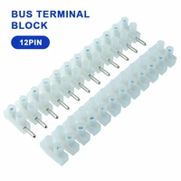 1 pair 12 pin male female pluggable plug socket electrical wire connector 12 way barrier terminal strip block