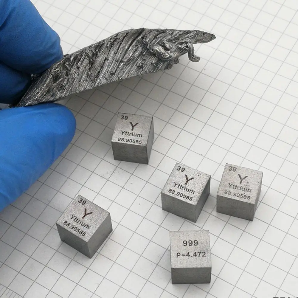 Бесплатная доставка Высокая чистота 99 9 чистый иттрий Y резной элемент таблица 10