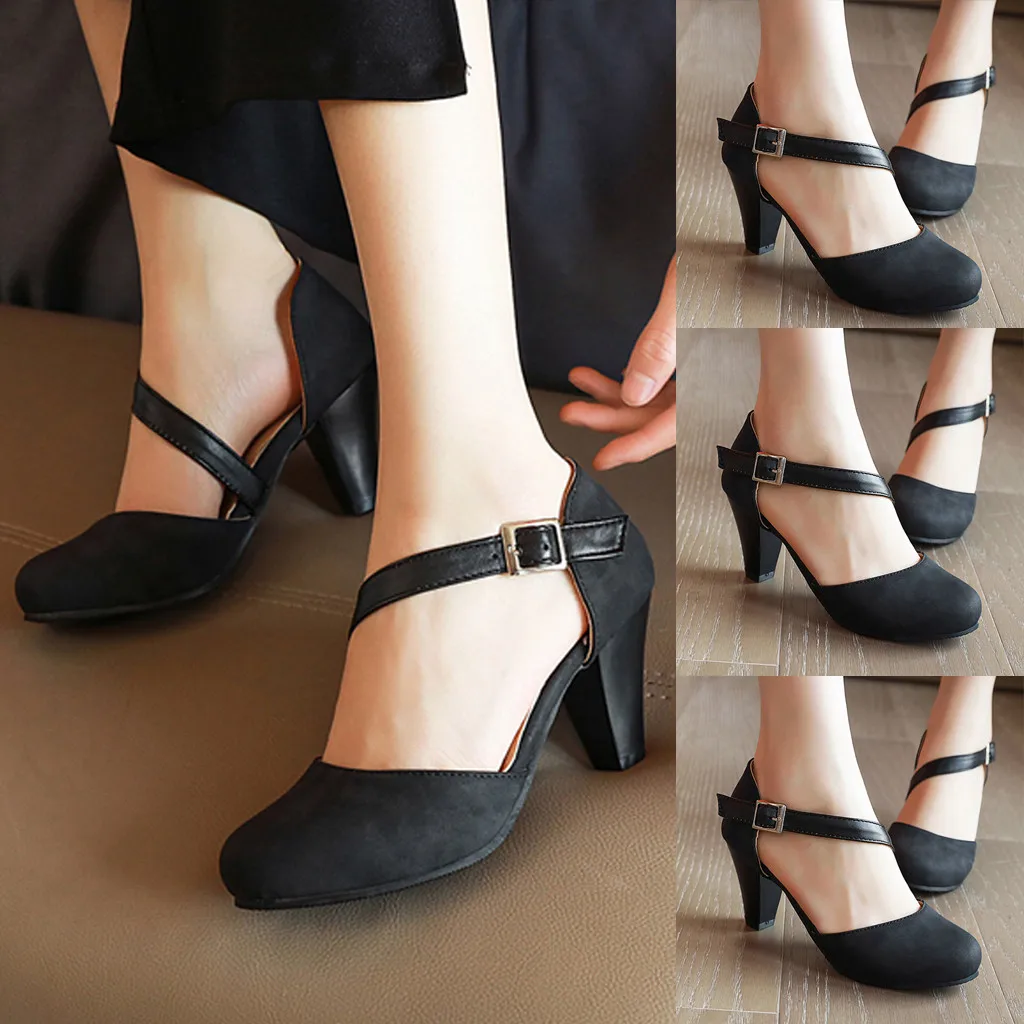 2020 летние сандалии на высоком каблуке женские туфли-лодочки классические