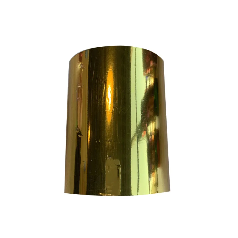 1 рулон 8," x131 ярдов/21 см x 120 м 10 цветов фольга горячего тиснения теплопередача ламинирующая салфетка золочение ПВХ визитная карточка тиснение - Цвет: gold