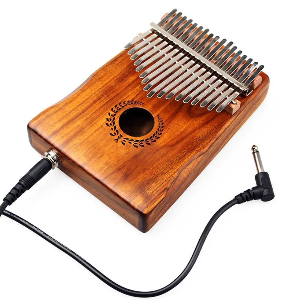 17 клавиш EQ kalimba акации большой палец пианино звено динамик электрический датчик