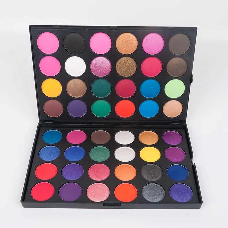 48 цветов Тени для век Палитра Алмазный хайлайтер матовые тени дымчатый пигмнет