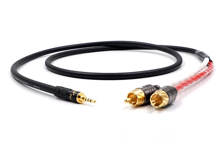 Высококачественный сбалансированный аудиокабель A53 HIFI TRRS со штекером 2 5 мм на RCA