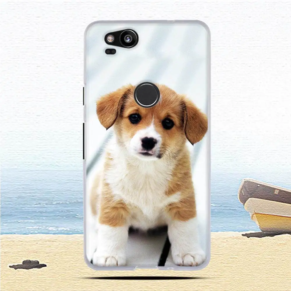 Силиконовый чехол для Google Pixel 2 задняя крышка мягкий ТПУ телефона с нарисованными