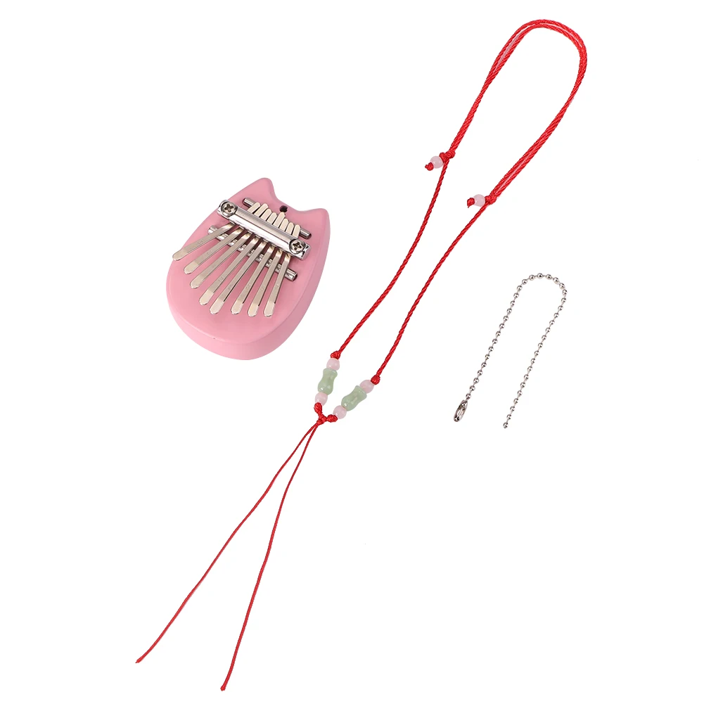 

Портативная мини-тарелка из сосновой древесины с 8 кнопками, пианино для большого пальца Kalimba, профессиональный музыкальный инструмент Mbira ...