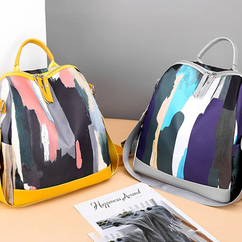 

Bags for Women 2020 New Retro Fashion Zipper Ladies Backpack Oxford High Quality School Bag Shoulder Bag for Youth Bags