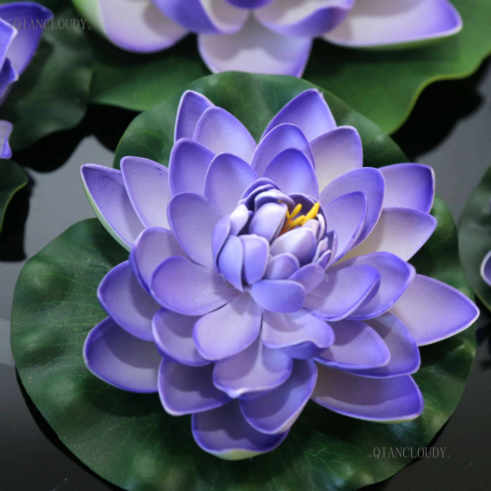 Искусственное фиолетовое водоёмы листья лотоса цветы водяная Лилия плавающий