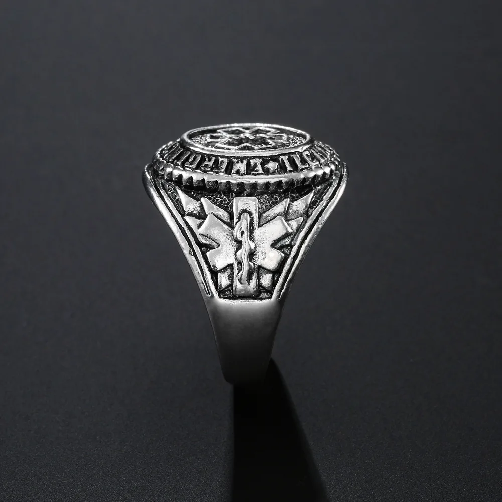 Винтажные кольца &quotЗвезда жизни&quot для мужчин специальный символ доктор