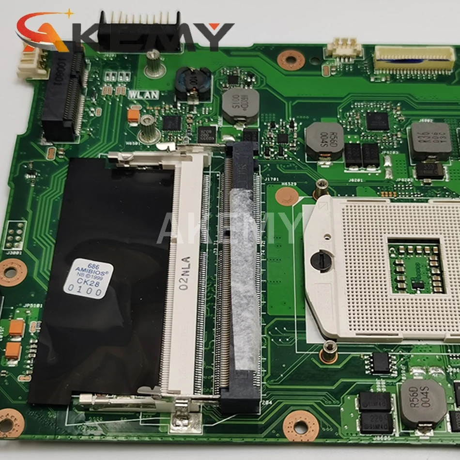 

U50F Laptop Motherboard For ASUS U50F Motherboard REV 2.0 PGA989 Mainboard Tested Well 100% test Ok