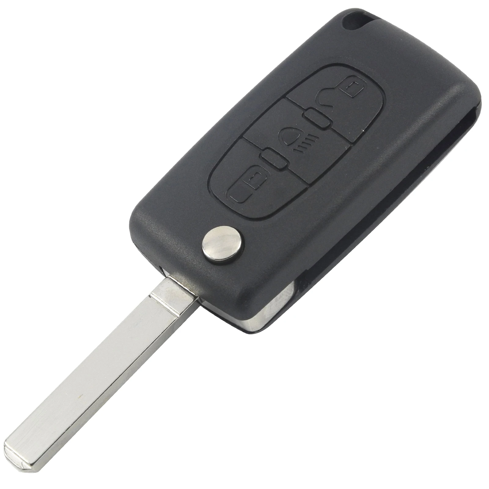 Jingyuqin флип Автомобильный ключ оболочки CE0536/CE0523 для Citroen C4 C5 C8 Xsara Picasso Berlingo peugeot 307 607 807 Partner лампа багажника