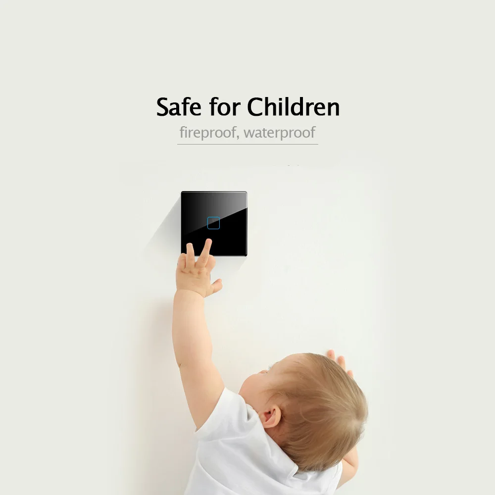 Стандарт ЕС 3 банды 2 1G 1 способ дистанционного управления Сенсорный выключатель