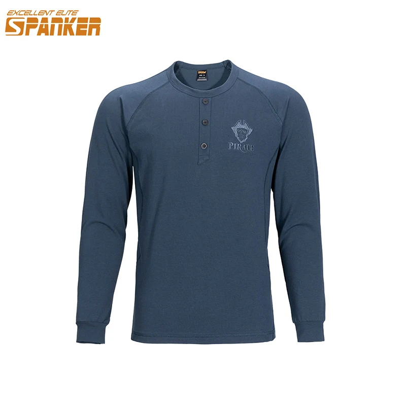 Отличная элитная мужская футболка с пиратским принтом пуловер длинным рукавом