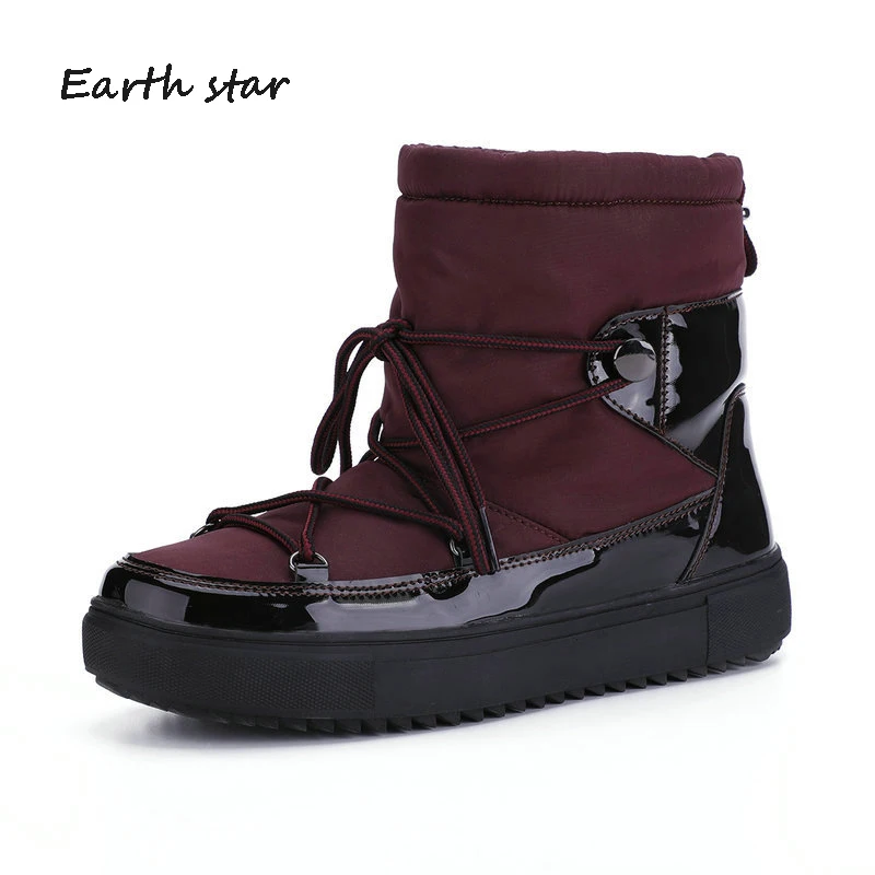 2019 botas mujer зимняя обувь для девочек женские зимние сапоги Брендовая женская