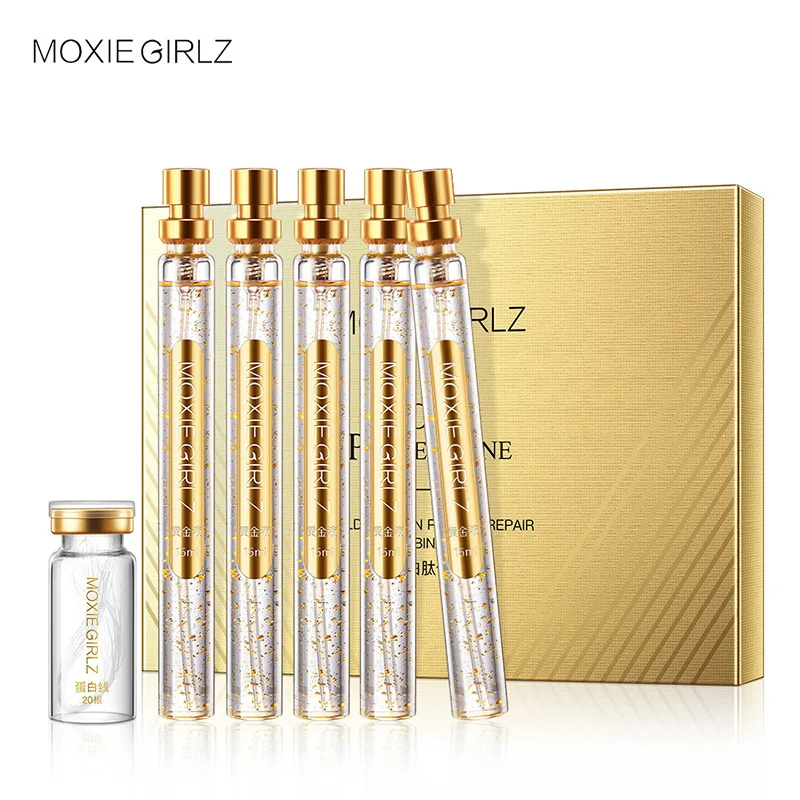

MOXIE GIRL Protein Peptide Essence Firming Skin Anti-wrinkles Skin Care Golden Protein Lines Pure Collagen Whitening Face Serum