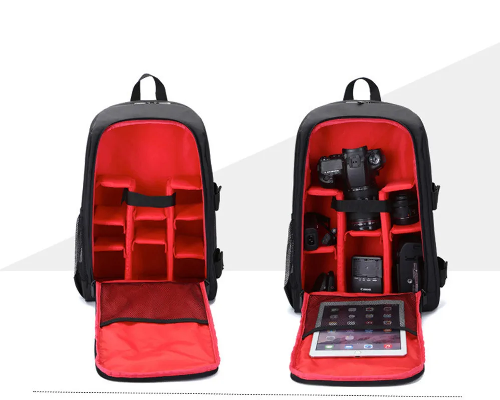 large capacity slr camera bag shoulder outdoor portable professional photography backpack waterproof wear resistant laptop bag free global shipping