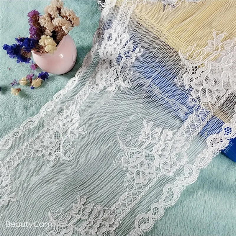 TD2140 21cm Purple lace accessories Diy hand-made sleeve collar skirt curtain decorative clothing fabric | Дом и сад