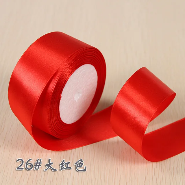 Red 6 мм 1 см 1,5 см 2 см 2,5 см 4 5 см атласными лентами DIY Искусственные Шелковые Розы Ремесла поставок швейной фурнитуры Скрапбукинг Материал - Цвет: Red