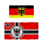 Новые модные пляжные полотенца с немецким флагом, дизайн флага империи для женщин и мужчин, дорожные, кемпинговые, банные полотенца для лица, быстросохнущие полотенца для бассейна