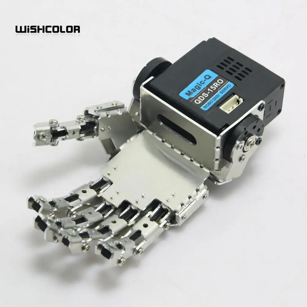 Гуманоидный пальцевой манипулятор с пятью пальцами антроморфная левая