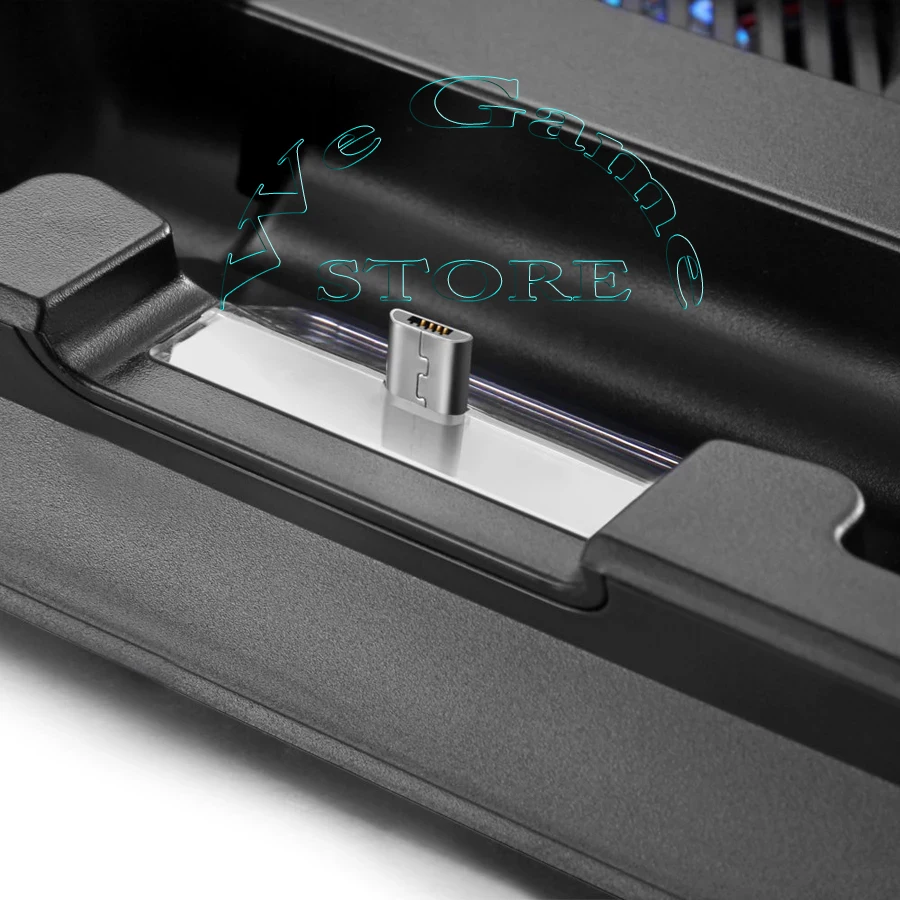 Подставка для консоли PS4 Slim охлаждающий вентилятор подставка геймпада зарядная