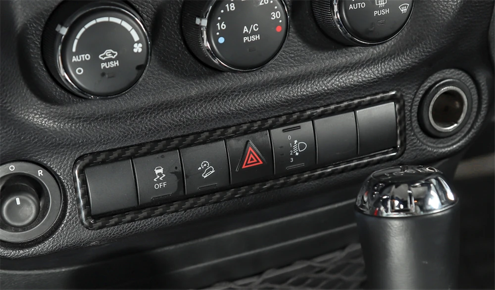 Для Jeep Wrangler JK JKU 2011 2017 Rubicon & Sahara Sport аварисветильник свет Кнопка рамка декоративная