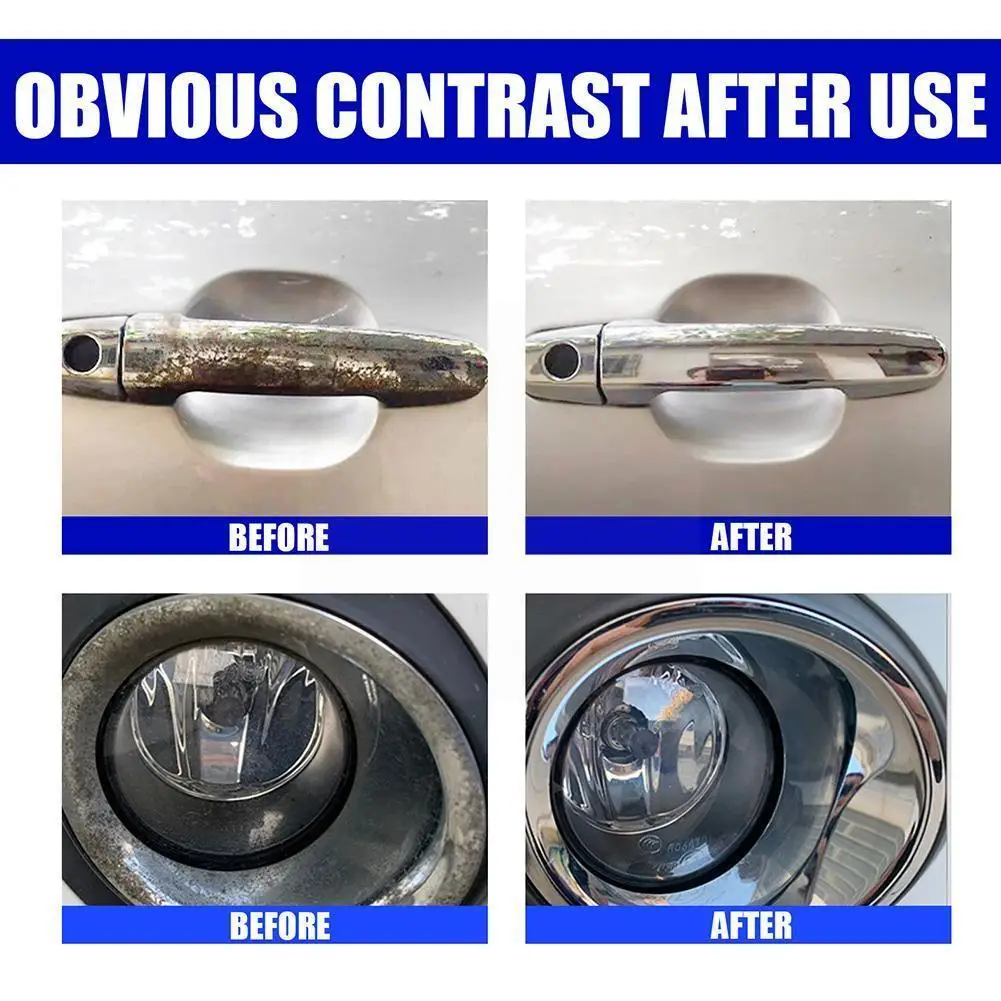 

60ml Multi-Purpose Rust Remover Spray Metal Chrome Rust Maintenance Paint Powder Super Car Cleaning Remover Iron N3E0
