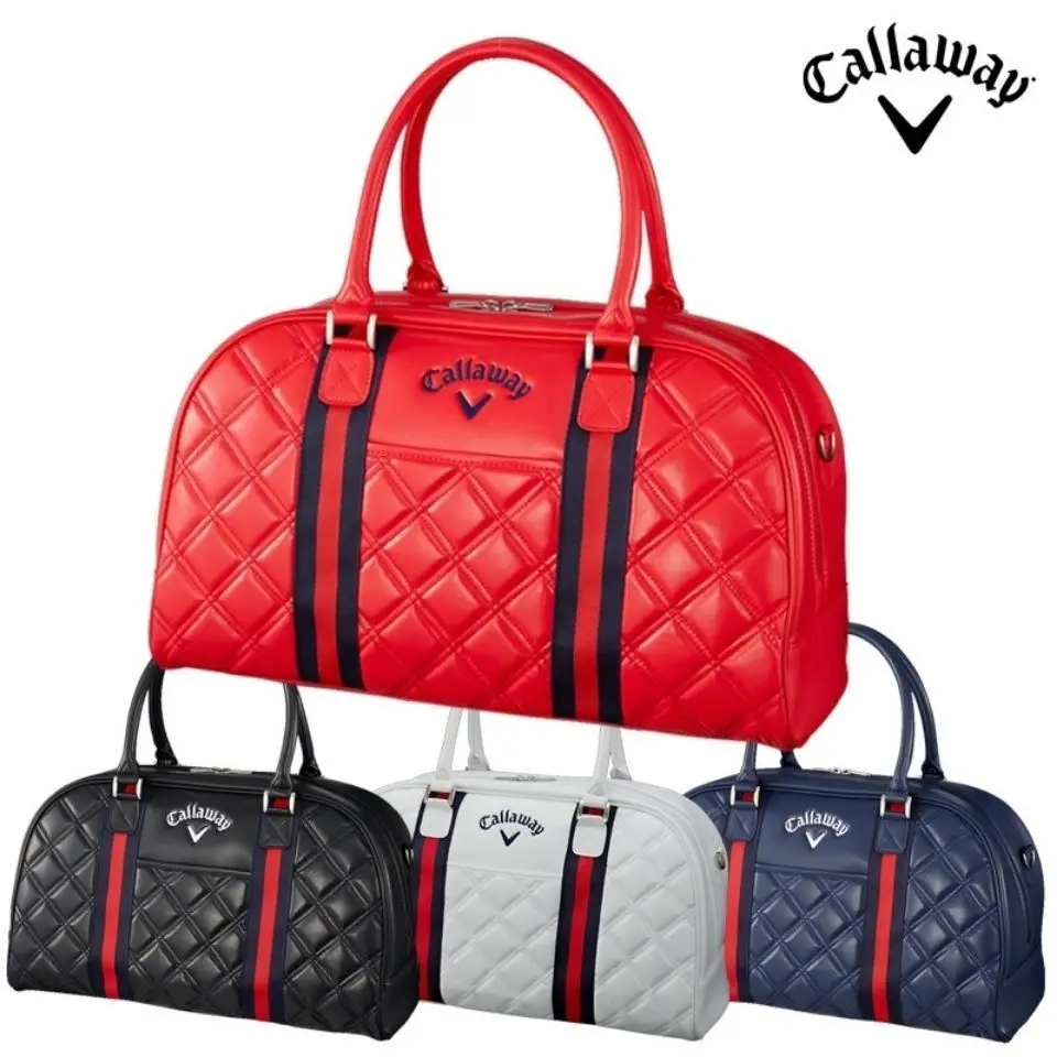 2021 new golf clothing bag shoe bag golf handbag  Pu material Prismatic Red blue