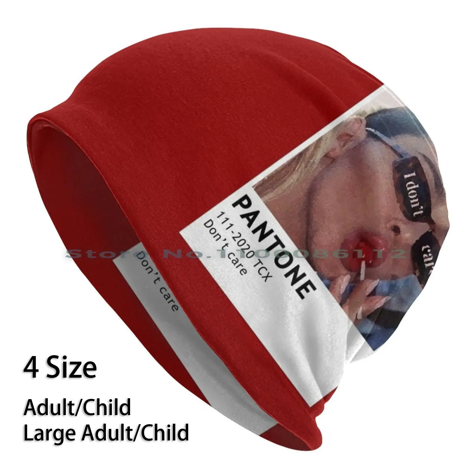 

Pantone Kendall Don't Care Beanies Knit Hat Kendall Janner Kendall Jenner Model Pantone Story Dont Care Cute Kawaii Lollipop