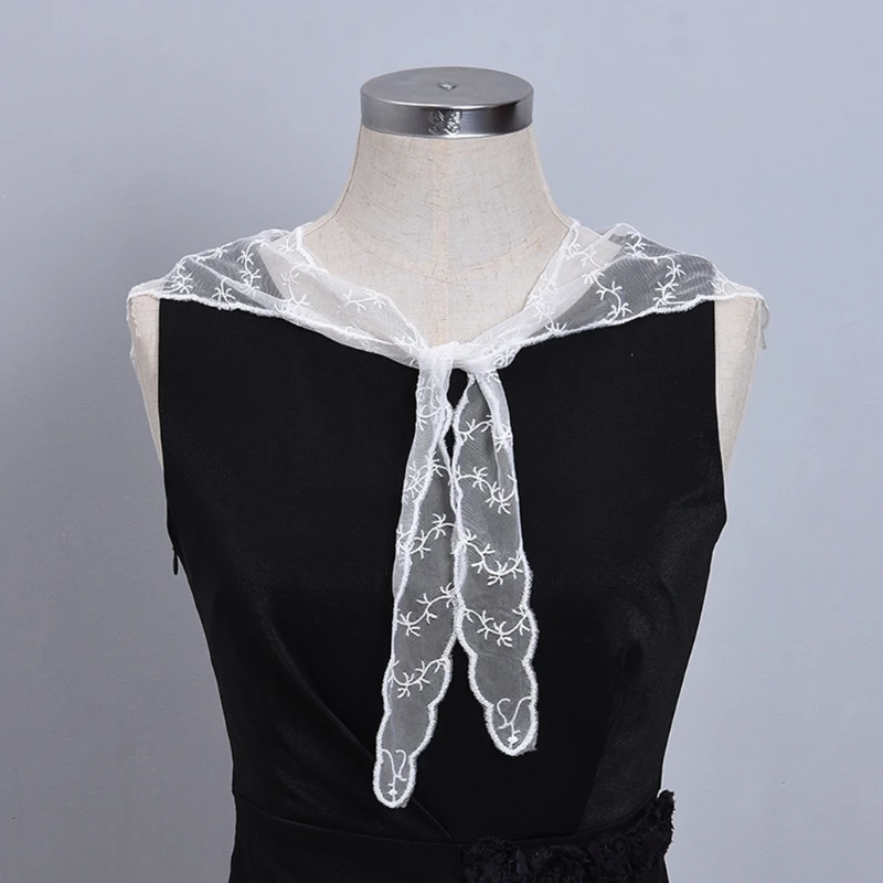 

Вышивка, искусственный воротник, различные стили, искусственный воротник, летний прозрачный искусственный воротник, ожерелье, платье, руба...