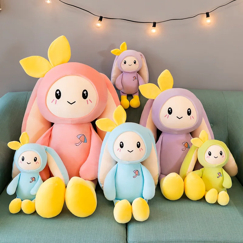 

Бесплатная доставка, большой Мягкий Кролик 35/50/65/85 см, кавайные плюшевые игрушки для искусственных больших набивных животных, декоративная ...