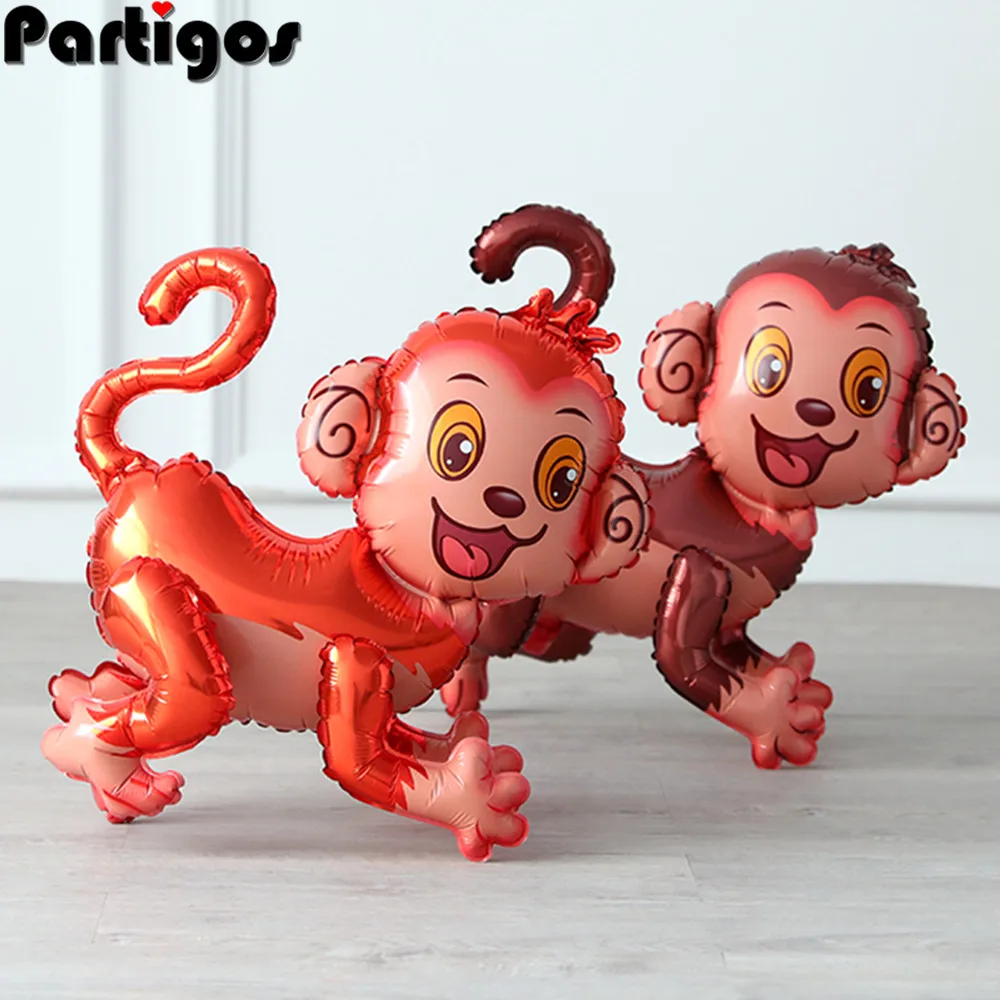 

Animal Party Balloon Decoration 1pcs 4D Assemble Monkey Balloon Birthday Party Baby Shower Decoration Balloon Child Toy Gift