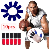10pcs stretchy sports finger sleeves arthritis support finger guard outdoor basketball volleyball finger protection accessories