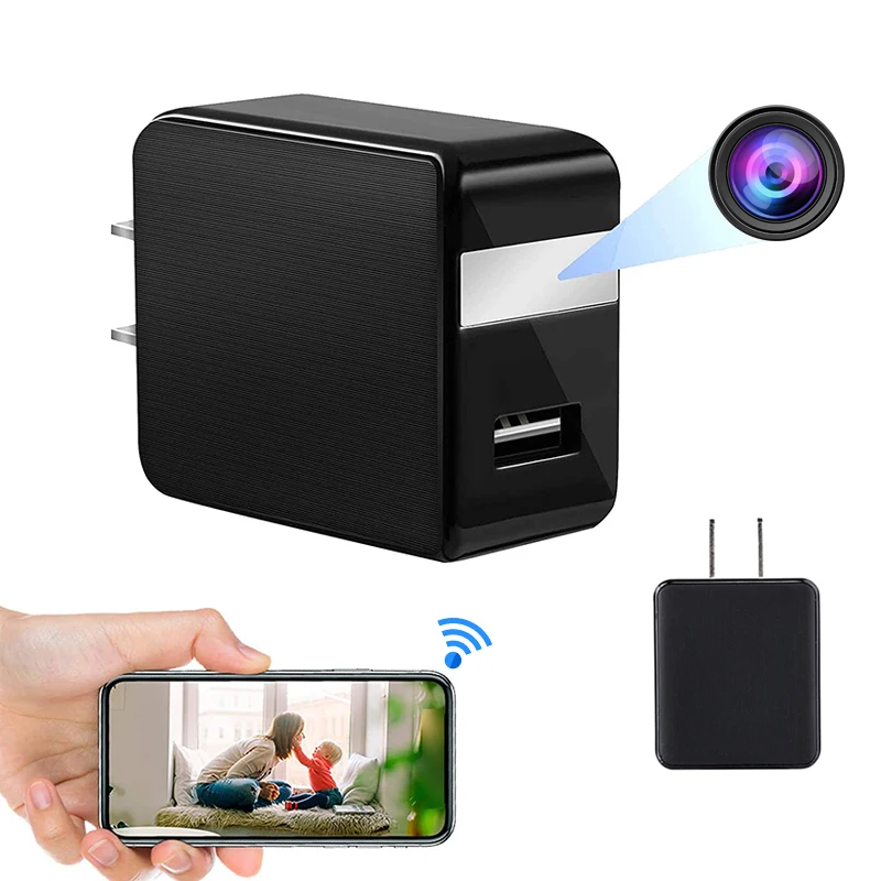 

Беспроводная мини-камера 1080p HD, Wi-Fi, ночное видение, датчик движения
