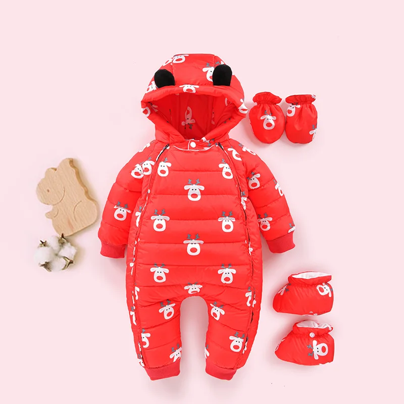 Комбинезон детский зимний с капюшоном начесом | Детская одежда и обувь