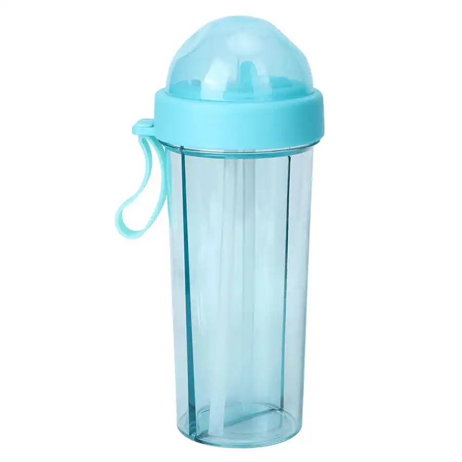 

600ml Portable Travel Dual-use Water Bottle Drinking Cup Proof Water Cups