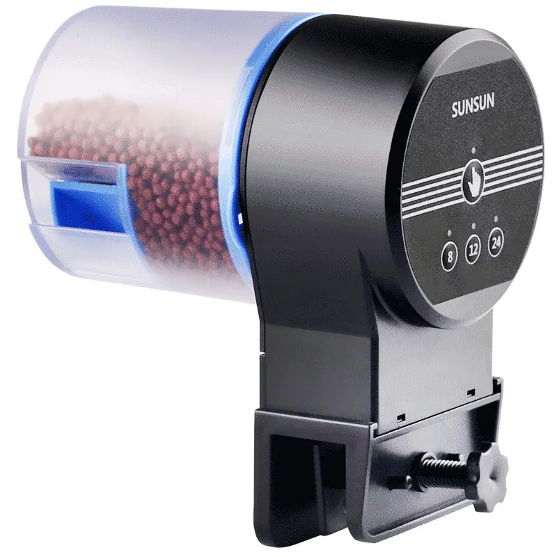 Рыболовная кормушка с автоматическим таймером аквариумная большой емкости