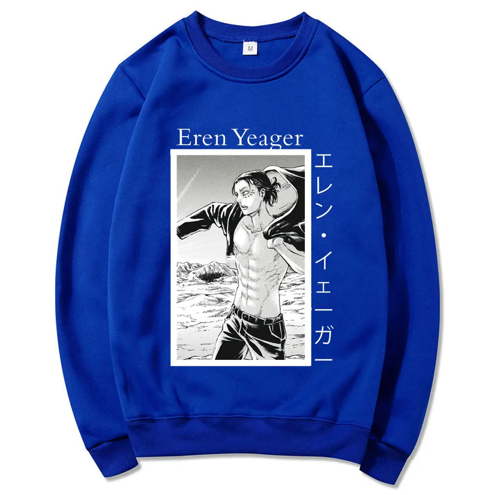 

Hot Anime Attack on Titan Hoodies Pullover Spring Men's Long Sleeve Harajuku Print Sweatshirts Oversized Hip-hop Clothing Tops