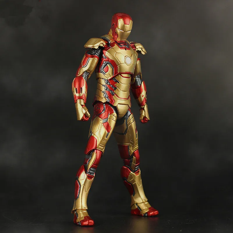 Горячие игрушки SHFiguarts Железный человек Mark 42 с диваном ПВХ фигурка коллекционные