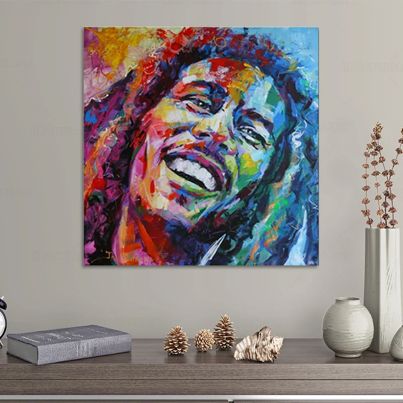 Боб Марли Холст Картина плакаты-портреты и принты настенные картины для гостиной