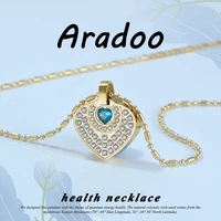 aradoo energy jewelry health necklace volcanic stone necklace holiday gift radiation necklace pendant necklace slimming necklace